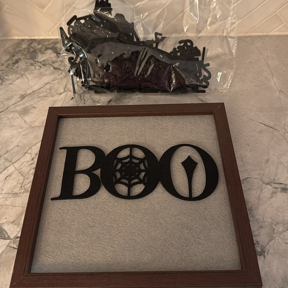 Brown, Grey & Black Felt Letter Board - Picture 2 of 3